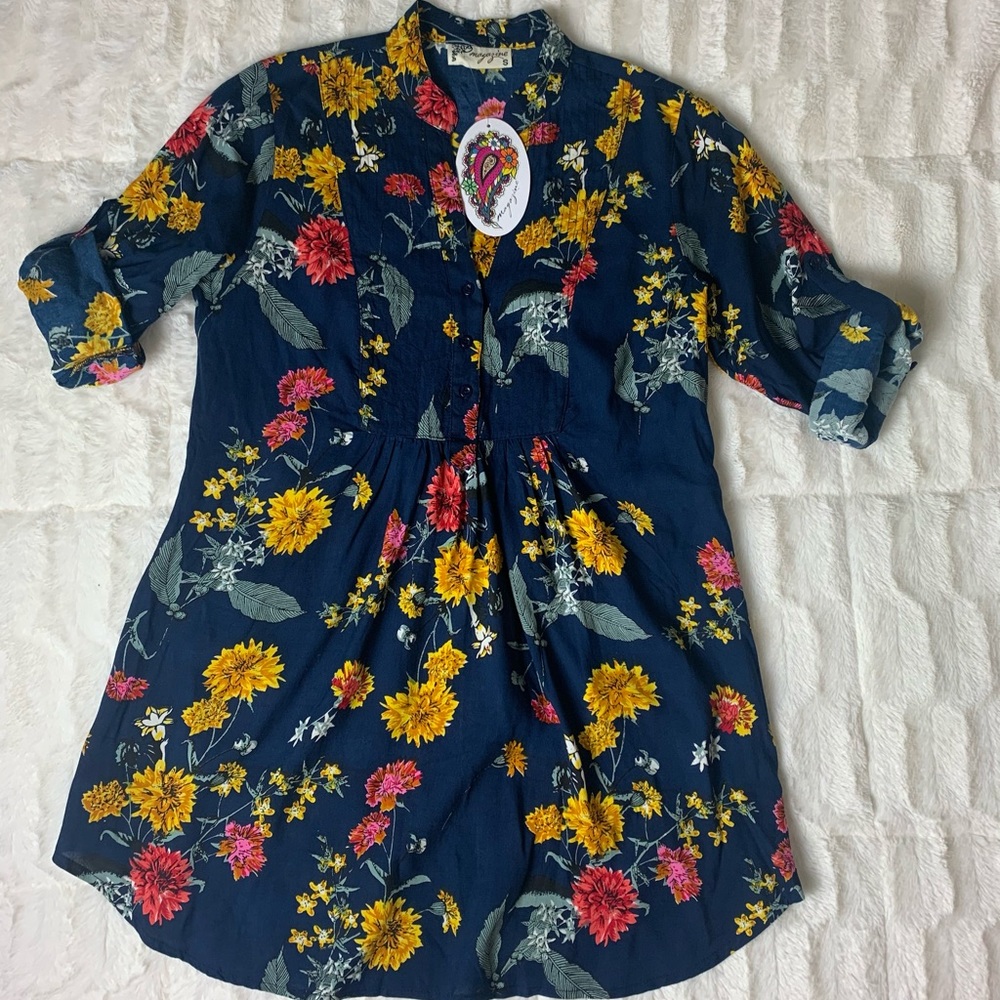 NWT! ModCloth Magazine Floral Tunic